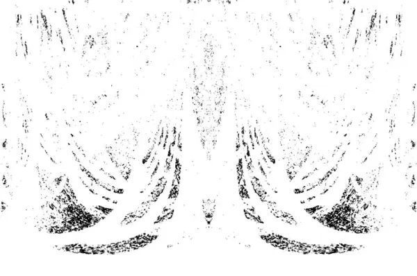 Grunge dikey olarak simetrik siyah beyaz doku. Tek renkli yıpranmış kaplama deseni. 