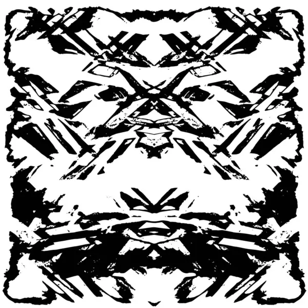 Soyut siyah-beyaz vektör arkaplanı. Tek renkli vintage yüzey           