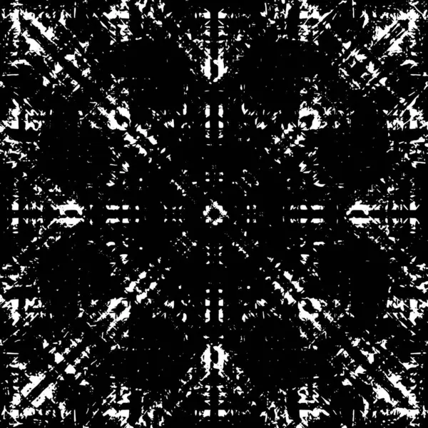 Soyut siyah-beyaz vektör arkaplanı. Tek renkli vintage yüzey           