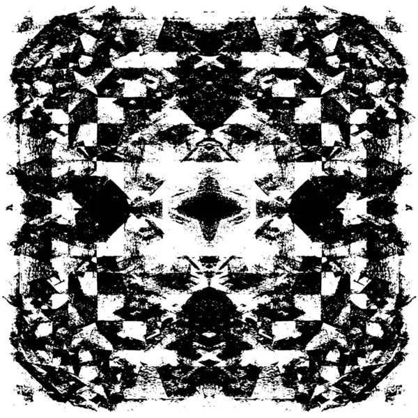 Soyut siyah-beyaz vektör arkaplanı. Tek renkli vintage yüzey           