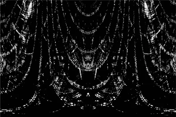 Soyut siyah-beyaz vektör arkaplanı. Tek renkli vintage yüzey           