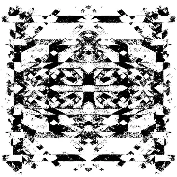 Soyut siyah-beyaz vektör arkaplanı. Tek renkli vintage yüzey           