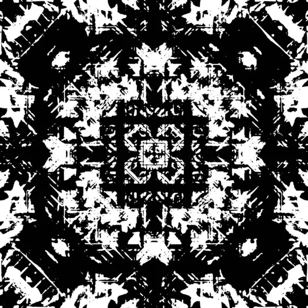 Soyut siyah-beyaz vektör arkaplanı. Tek renkli vintage yüzey           