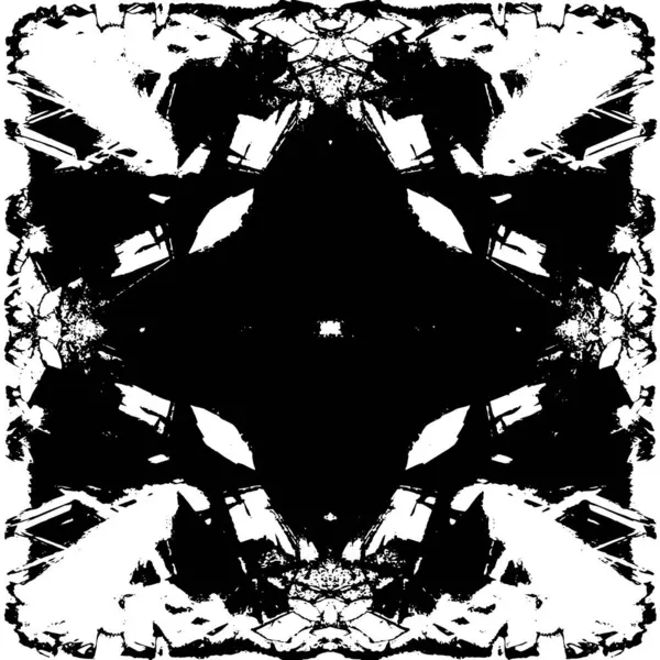 Soyut siyah-beyaz vektör arkaplanı. Tek renkli vintage yüzey           