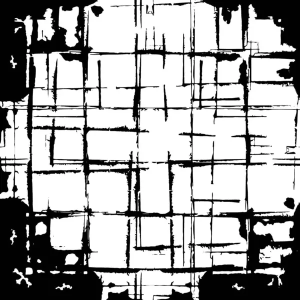 Soyut siyah-beyaz vektör arkaplanı. Tek renkli vintage yüzey           