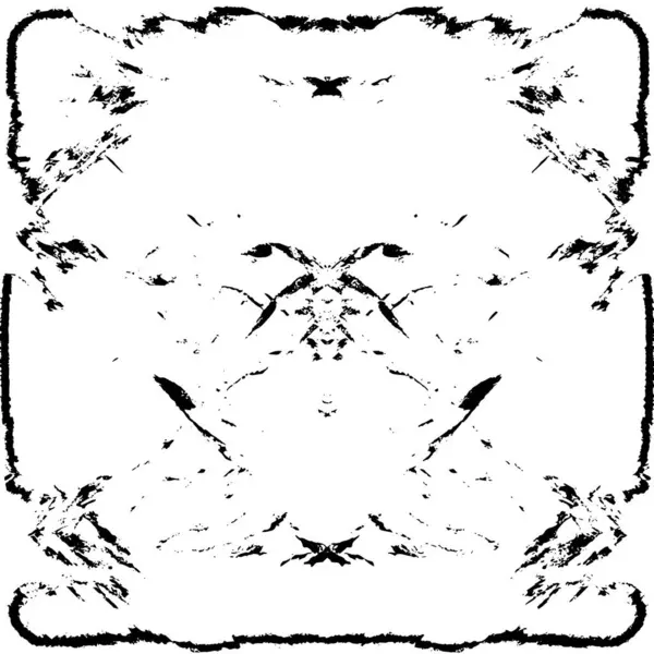 Soyut siyah-beyaz vektör arkaplanı. Tek renkli vintage yüzey           