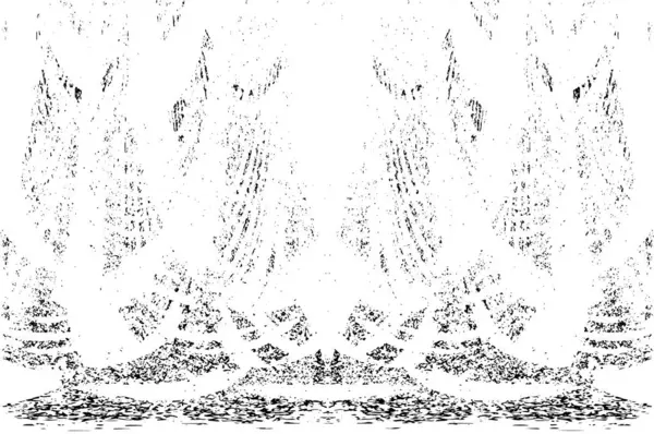 Grunge dikey olarak simetrik siyah beyaz doku. Tek renkli yıpranmış kaplama deseni. 