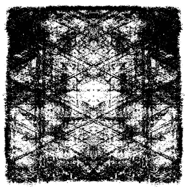 Soyut siyah-beyaz vektör arkaplanı. Tek renkli vintage yüzey           