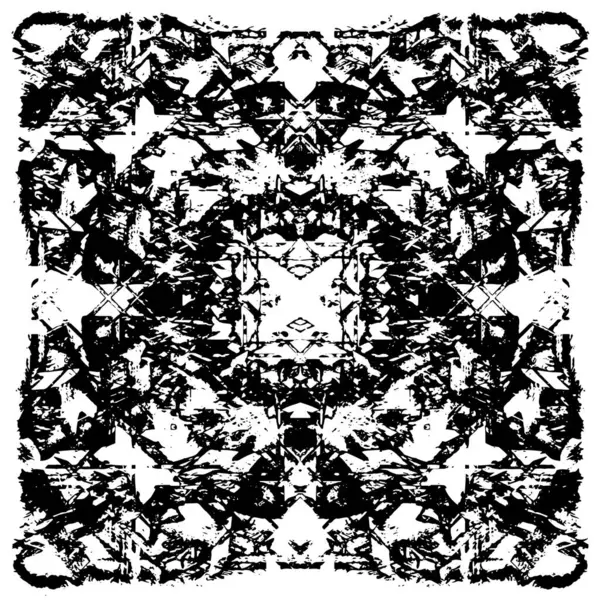 Soyut siyah-beyaz vektör arkaplanı. Tek renkli vintage yüzey           