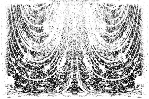 Grunge dikey olarak simetrik siyah beyaz doku. Tek renkli yıpranmış kaplama deseni. 