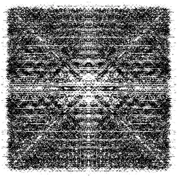 Black White Grunge Pattern Monochrome Background — Vector de stock