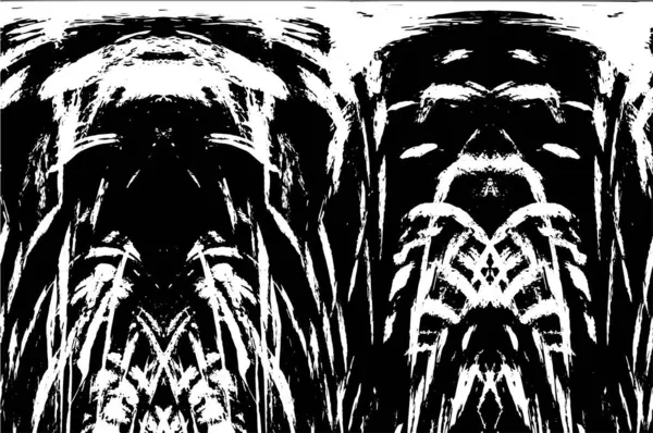 soyut siyah beyaz grunge desenli desen