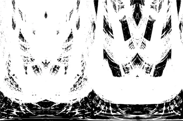 Soyut grunge monokrom arka planı. Vektör illüstrasyonu
