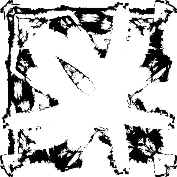 Soyut grunge monokrom arka planı. Vektör illüstrasyonu