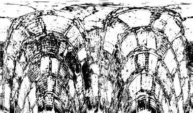 Soyut grunge monokrom arka planı. Vektör illüstrasyonu