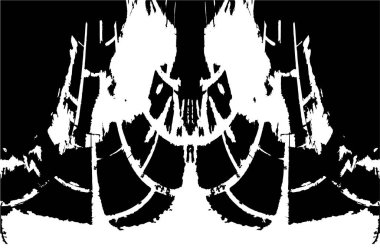 Soyut grunge monokrom arka planı. Vektör illüstrasyonu