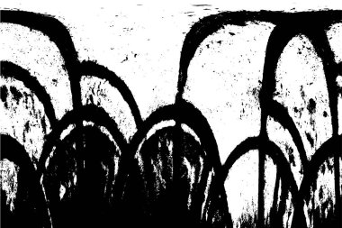 Soyut grunge dokusu. Siyah ve beyaz kabataslak doku. imdat tasarımı