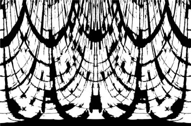 Soyut grunge dokusu. Siyah ve beyaz kabataslak doku. imdat tasarımı