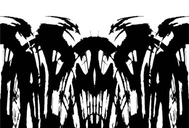 eski püskü siyah ve beyaz arka plan