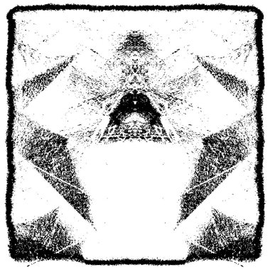 siyah ve beyaz soyut grunge arkaplan monokrom çizimi