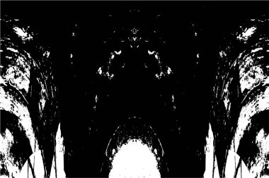 siyah ve beyaz soyut grunge arkaplan monokrom çizimi