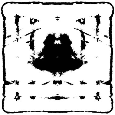 siyah ve beyaz soyut grunge arkaplan monokrom çizimi