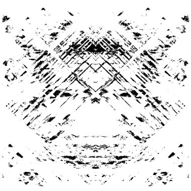 siyah ve beyaz soyut grunge arkaplan monokrom çizimi