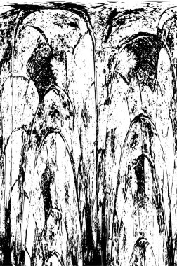 siyah ve beyaz soyut grunge arkaplan monokrom çizimi