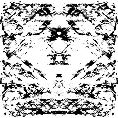 siyah ve beyaz soyut grunge arkaplan monokrom çizimi