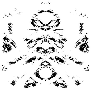 siyah ve beyaz soyut grunge arkaplan monokrom çizimi