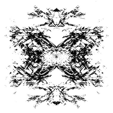 siyah ve beyaz soyut grunge arkaplan monokrom çizimi