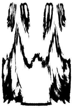 siyah ve beyaz soyut grunge arkaplan monokrom çizimi