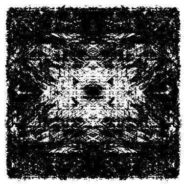 siyah ve beyaz soyut grunge arkaplan monokrom çizimi