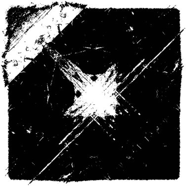 siyah ve beyaz soyut grunge arkaplan monokrom çizimi