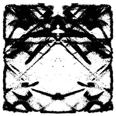 siyah ve beyaz soyut grunge arkaplan monokrom çizimi