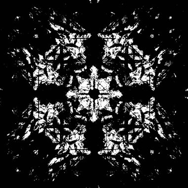 siyah ve beyaz soyut grunge arkaplan monokrom çizimi