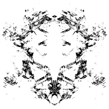 siyah ve beyaz soyut grunge arkaplan monokrom çizimi