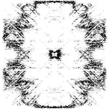 siyah ve beyaz soyut grunge arkaplan monokrom çizimi