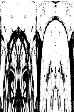 siyah ve beyaz soyut grunge arkaplan monokrom çizimi