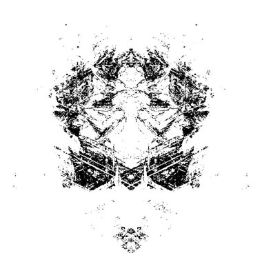 siyah ve beyaz soyut grunge arkaplan monokrom çizimi