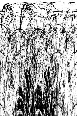 siyah ve beyaz soyut grunge arkaplan monokrom çizimi