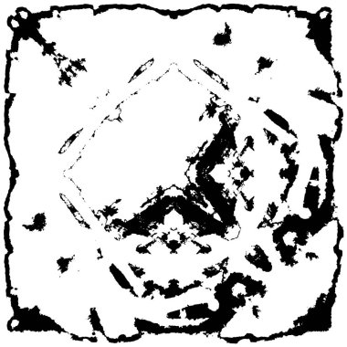 siyah ve beyaz soyut grunge arkaplan monokrom çizimi