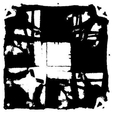 siyah ve beyaz soyut grunge arkaplan monokrom çizimi