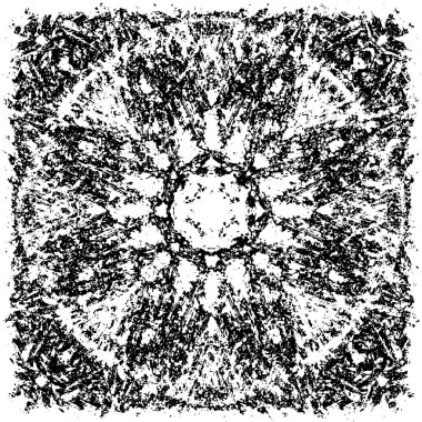 siyah ve beyaz soyut grunge arkaplan monokrom çizimi