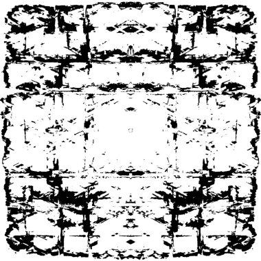 siyah ve beyaz soyut grunge arkaplan monokrom çizimi