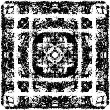 siyah ve beyaz soyut grunge arkaplan monokrom çizimi