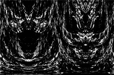 siyah ve beyaz soyut grunge arkaplan monokrom çizimi