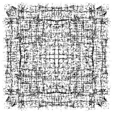 siyah ve beyaz soyut grunge arkaplan monokrom çizimi