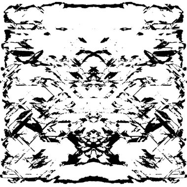siyah ve beyaz soyut grunge arkaplan monokrom çizimi