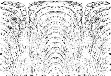 Grunge dikey olarak simetrik siyah beyaz doku. Tek renkli yıpranmış kaplama deseni. 